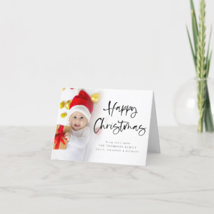 Navidades felices 6 tarjetas de vacaciones de foto