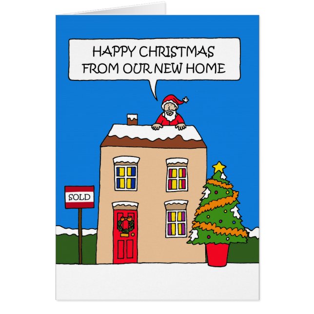 Navidades felices de nuestro nuevo Personalizado (Frente)