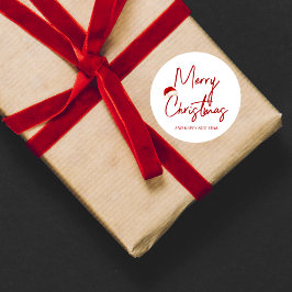 Navidades Feliz año nuevo Pegatina