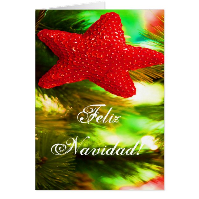 Navidades Feliz Navidad Estrella Roja II (Frente)