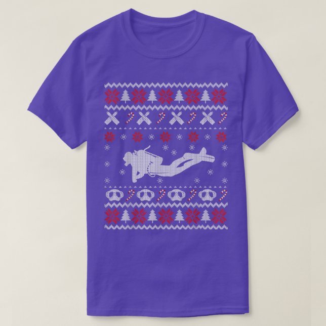 Navidades feos buceando suéter regalo para buzos  (Diseño del anverso)