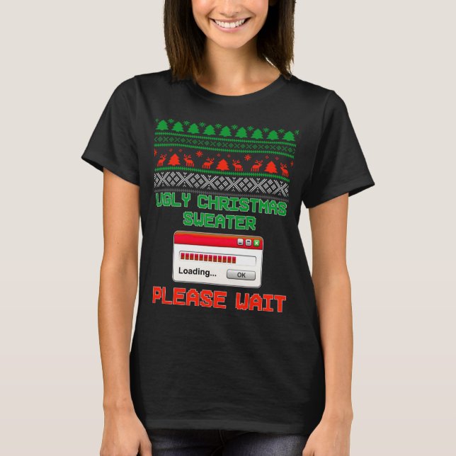 Navidades feos Carga de suéter Funny Diseño de más (Anverso)