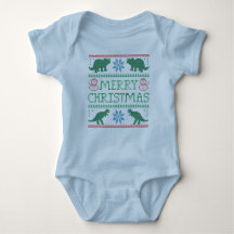 Navidades feos de dinosaurio infantil Sweater Body