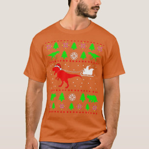 Navidades feos de dinosaurio suéter niños pequeños
