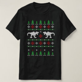 navidades feos de dinosaurio Sweater