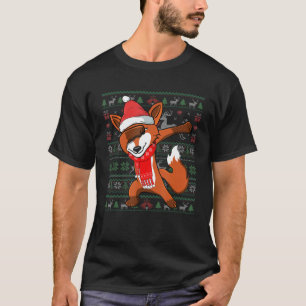 Navidades feos de Fox Dabbing Sweater Funny Fiesta