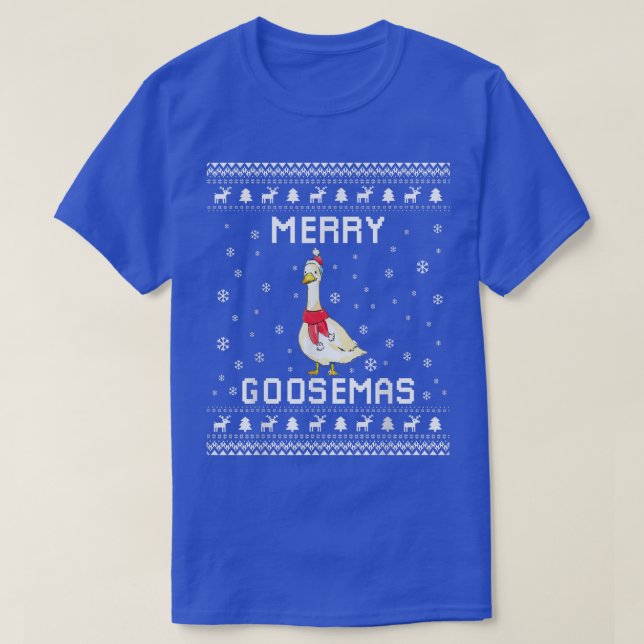Navidades feos de Geese Sweater Geese Lover Holida (Diseño del anverso)