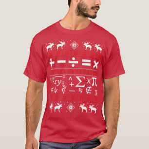 Navidades feos de matemáticas suéter