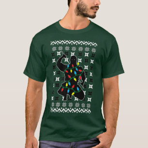 Navidades feos de Ninja y diseño de sudaderas con