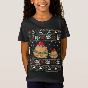 Navidades feos de pollo Sweater Xmas Luces coincid