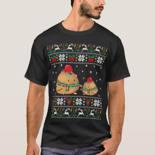 Navidades feos de pollo Sweater Xmas Luces coincid