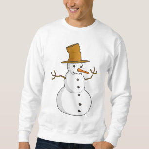 Navidades feos de Shabby Snowman suéter