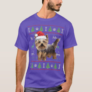 Navidades feos de Yorkshire Sweater Santa Dog