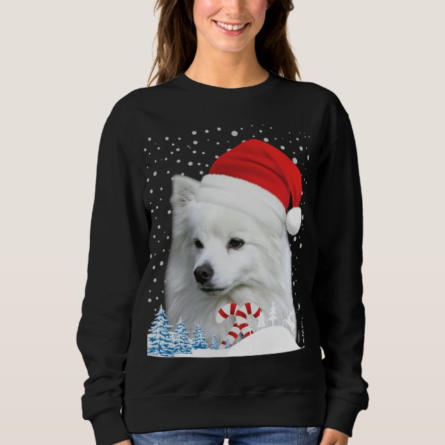 Navidades feos del esquimo americano Sweater Santa (Anverso)