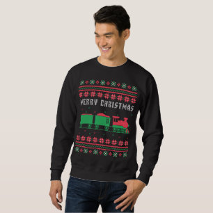 Navidades feos del ferrocarril Sweater