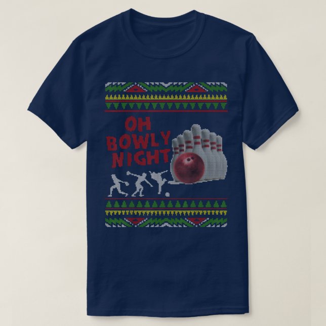Navidades feos Fiesta de suéter Oh Bowly de la noc (Diseño del anverso)