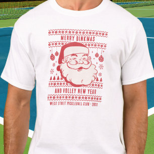 Navidades feos Personalizado suéter Pickleball