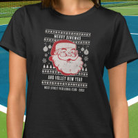 Navidades feos Personalizado suéter Pickleball