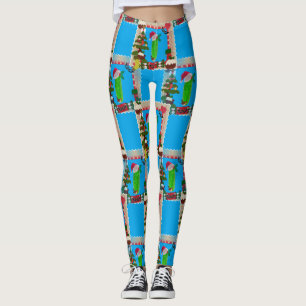 navidades feos recogen las leggings de navidad