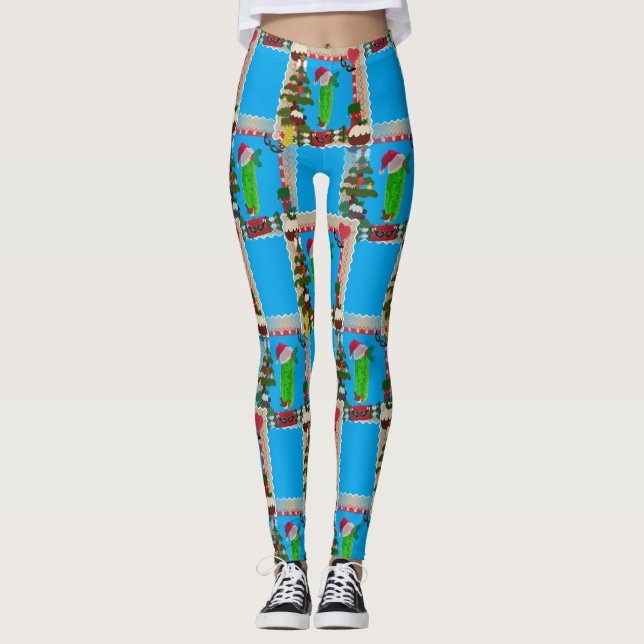 navidades feos recogen las leggings de navidad (Anverso)