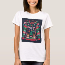Navidades feos sudan camiseta estética