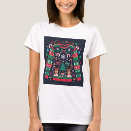 Navidades feos sudan camiseta estética