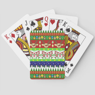 Navidades feos sudan cartas de juego