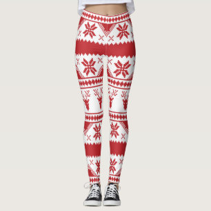 navidades feos suéter navidades leggings