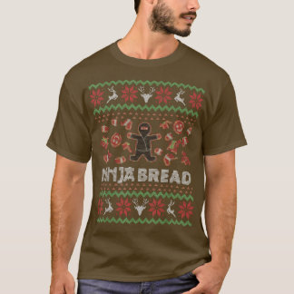 Navidades feos suéter Ninja Bread Gingerbre