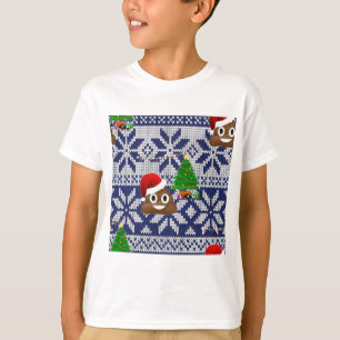 navidades feos suéter poop emoji