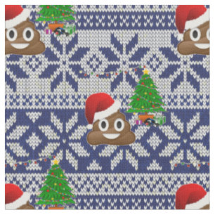 navidades feos suéter tela de emoji