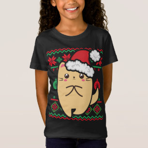 Navidades feos Sweater Cute Kawaii Anime Chibi Shy
