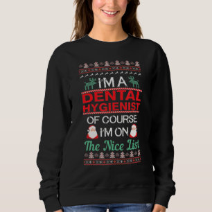 Navidades feos Sweater Dental Hygienist Funny Chri