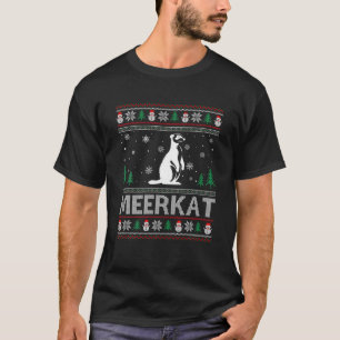 Navidades feos Sweater Design Funny Meerkat Ugly X