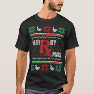 Navidades feos Sweater Pharmacy Tech Merry Xmas Ph