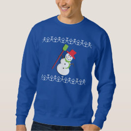 Navidades feos Sweater Snowman