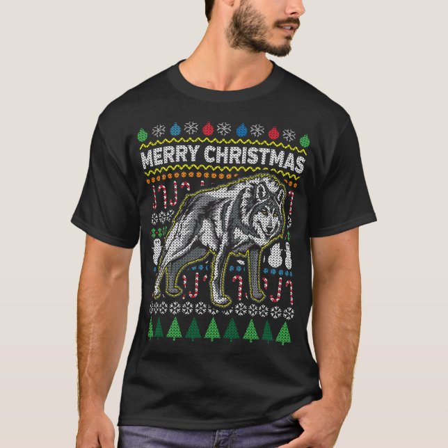 Navidades feos Sweater Wildlife Series (Anverso)