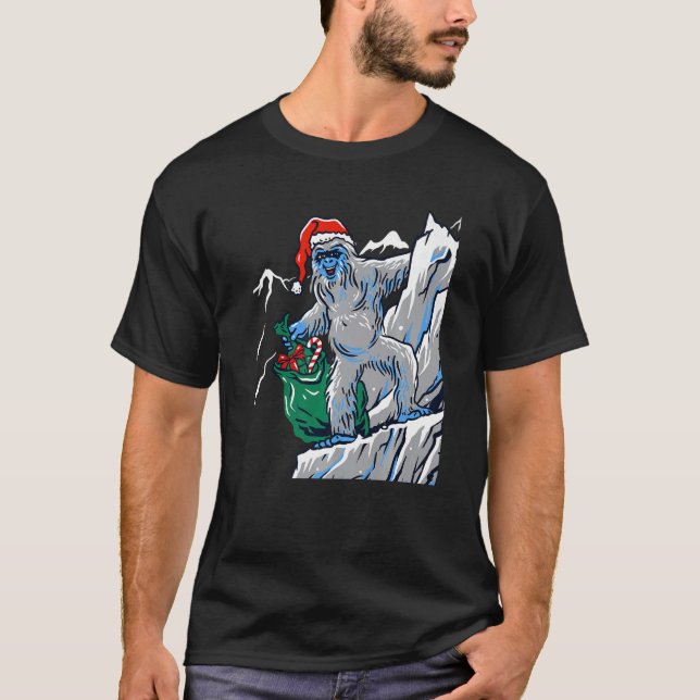 Navidades feos Sweater Yeti Santa (Anverso)