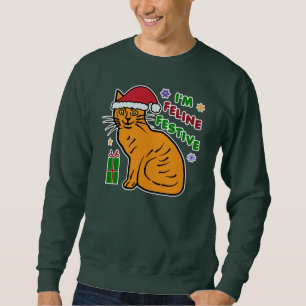 Navidades feos y graciosos Sweater Festiman Cat Pu