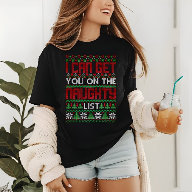 Navidades feos y graciosos Sweater Naughty List Kn (Subido por el creador)