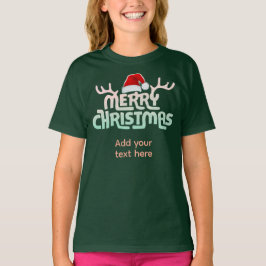 Navidades feos y personalizados camisetas para niñ