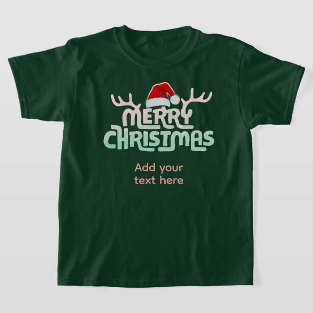 Navidades feos y personalizados camisetas para niñ (Distribución)