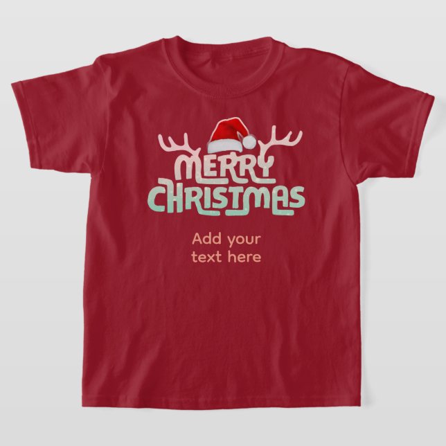 Navidades feos y personalizados camisetas para niñ (Distribución)