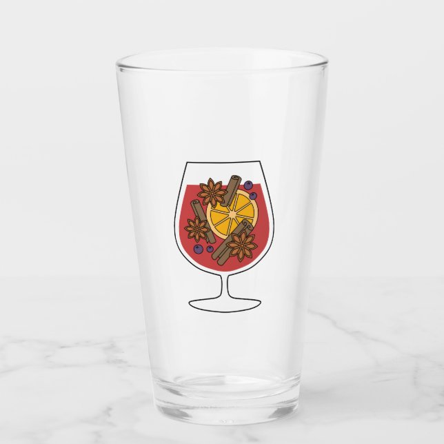 Navidades feriados especias de vino tinto (Anverso)