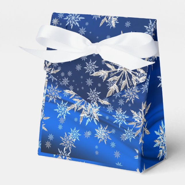 Navidades feriados invierno Nieve deja caja de fav (Front Side)