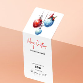 Navidades Festividades Gracias Pegatina de sellos