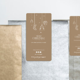 Navidades Festividades Gracias Pegatina de sellos