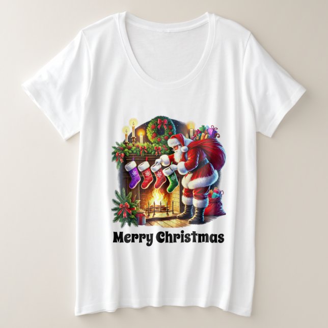Navidades festivos abastecen a Santa Claus (Anverso del diseño)