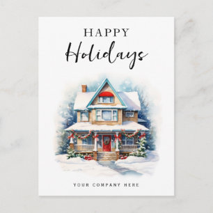 Navidades festivos Feliz Navidad Watercolor House