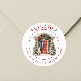 Navidades festivos Nuevas etiquetas de dirección d